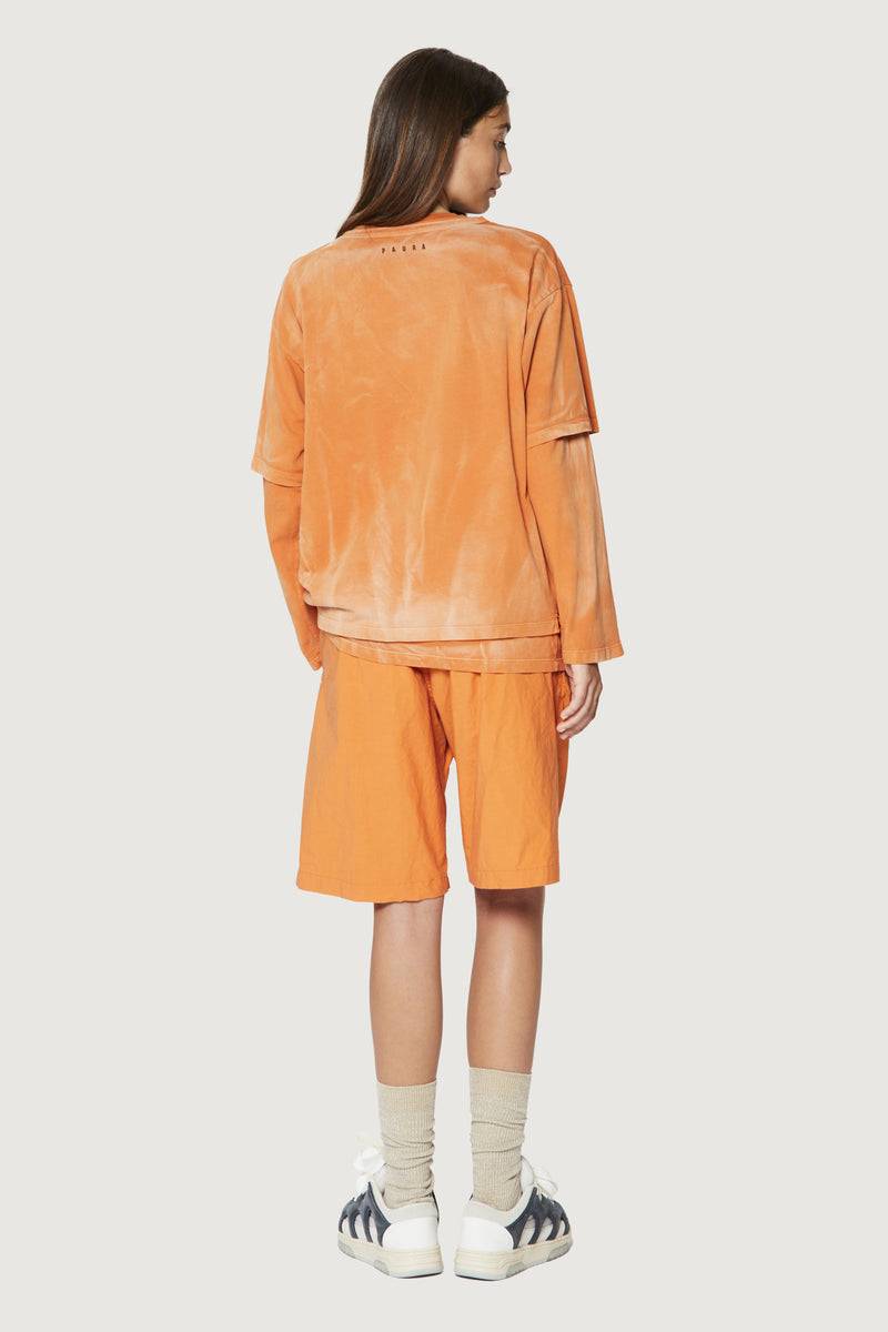 Paura ZENO DOUBLE LAYER LONGSLEEVE ORANGE 50% di sconto con spedizione gratuita
