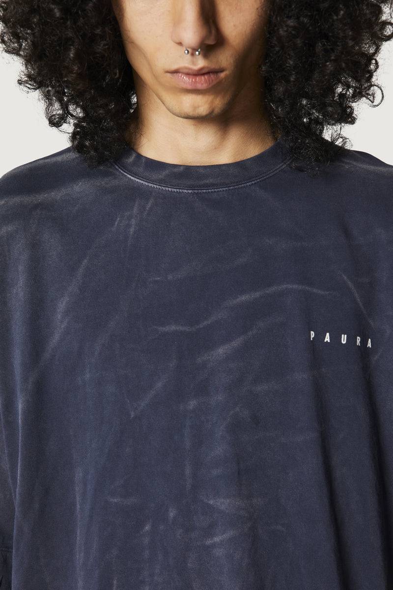 Paura SAID OVERSIZED T-SHIRT DARK BLUE Officina