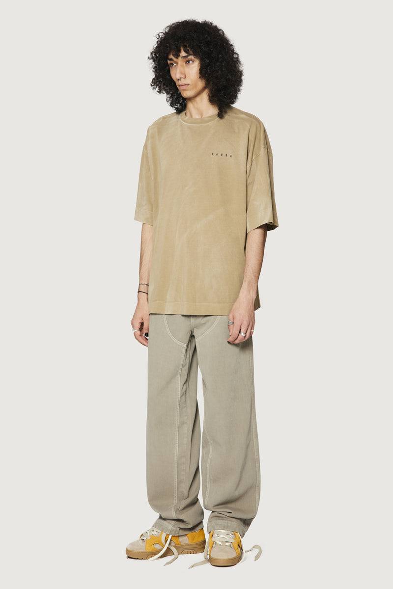 Paura SAID OVERSIZED T-SHIRT MUD Limitato a 3 giorni