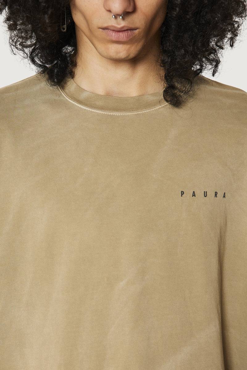 Paura SAID OVERSIZED T-SHIRT MUD Limitato a 3 giorni