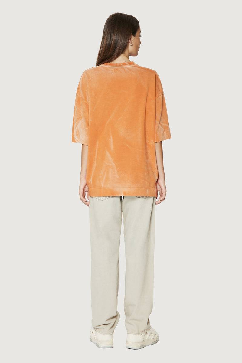 Paura SAID OVERSIZED T-SHIRT ORANGE Esporta salva