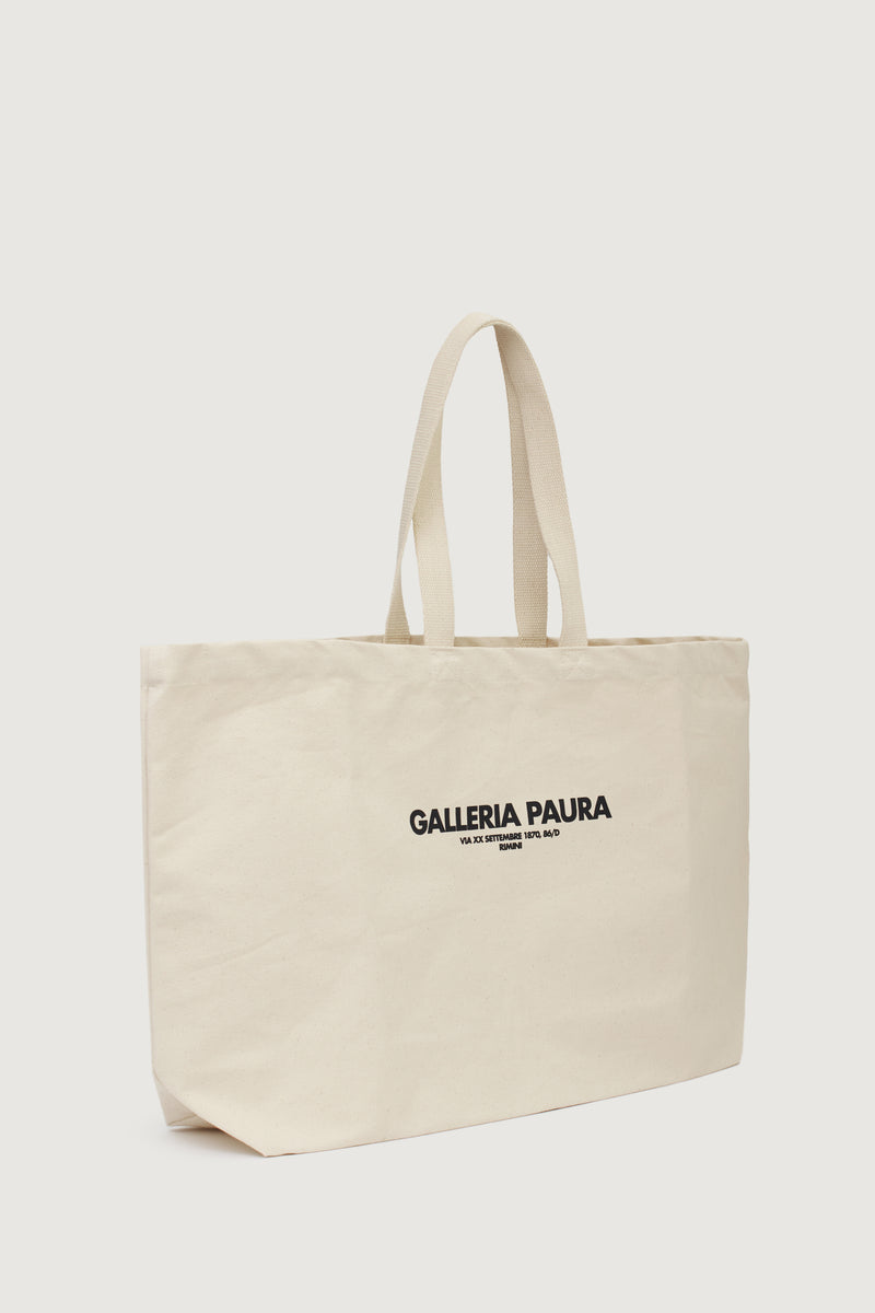 Paura NORA TOTE BAG OFF WHITE Promozione
