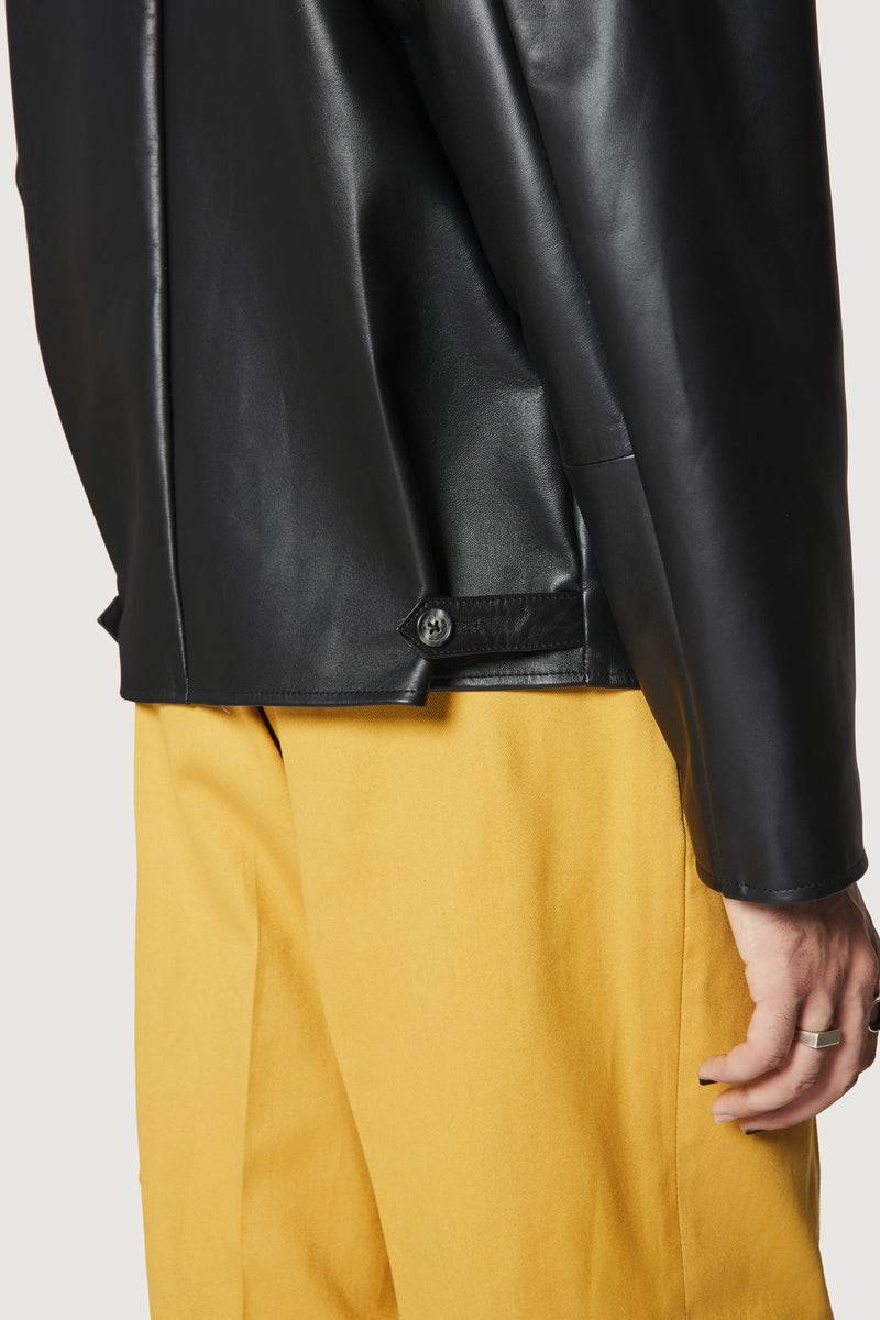 Paura RAFA LEATHER JACKET BLACK Qualità Garantita