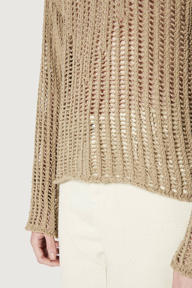 Paura RAOUL SWEATER MUD Shopping Online