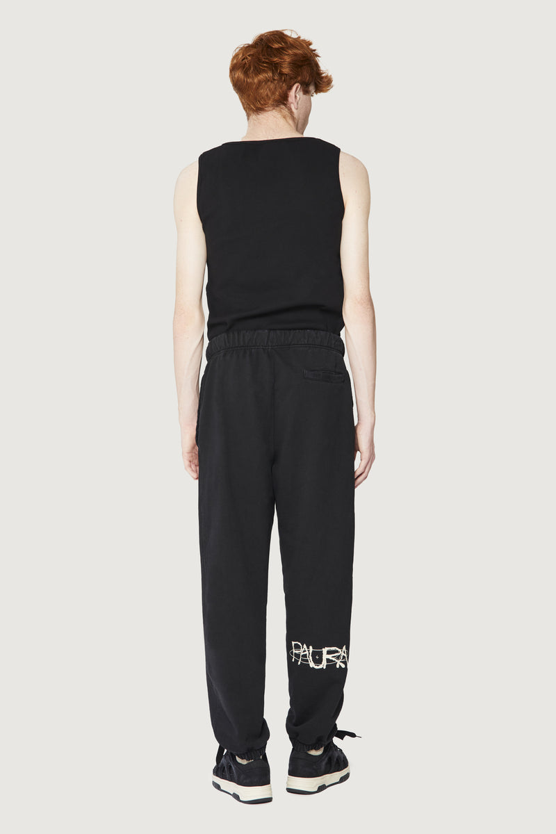 Paura RASHA SWEATPANTS COSMIC LOGO BLACK Affare Del Giorno