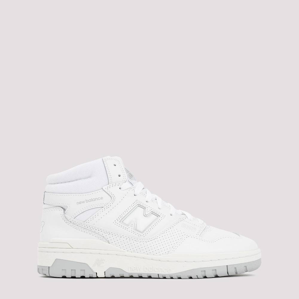 ﻿NEW BALANCE  Sneakers Alte Bianche in Pelle Uomo New Balance 650 Sconto