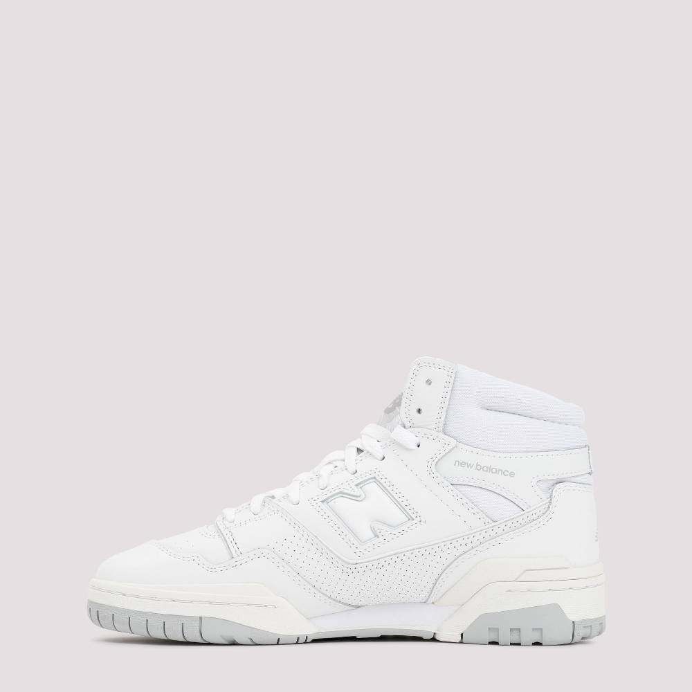 ﻿NEW BALANCE  Sneakers Alte Bianche in Pelle Uomo New Balance 650 Sconto