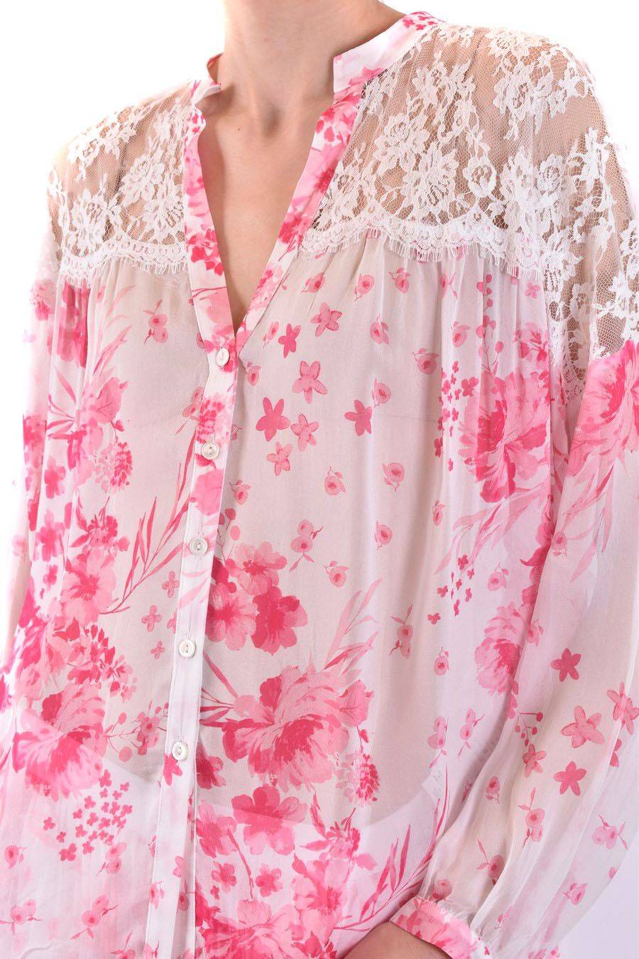 ERMANNO SCERVINO  Camicia Bianca in Viscosa da Donna Ermanno Scervino Saldi