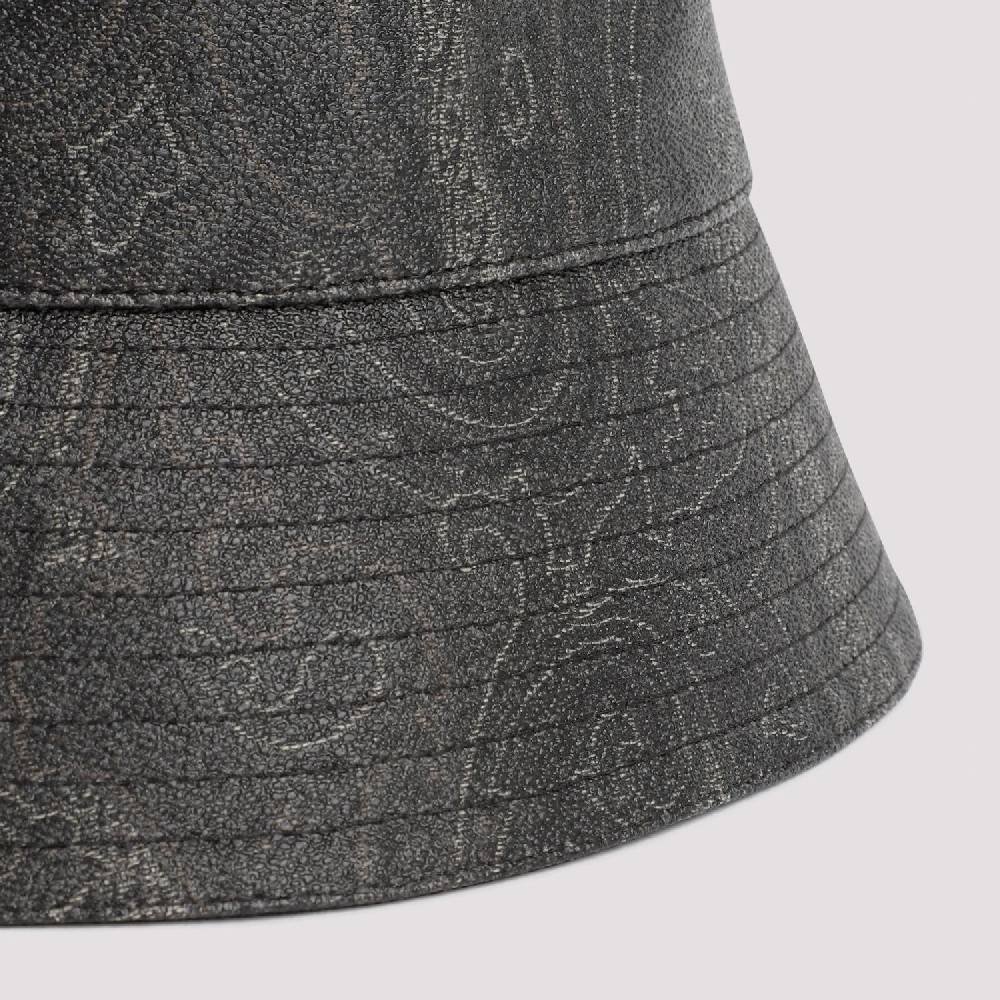 ETRO  Cappello Secchiello ETRO Paisley in Cotone - Nero In Linea