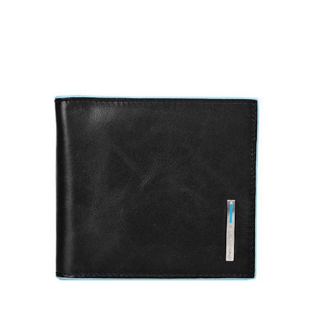 PIQUADRO  Portafoglio Uomo Pelle Nera Piquadro - 10 Scomparti Carte Vendita