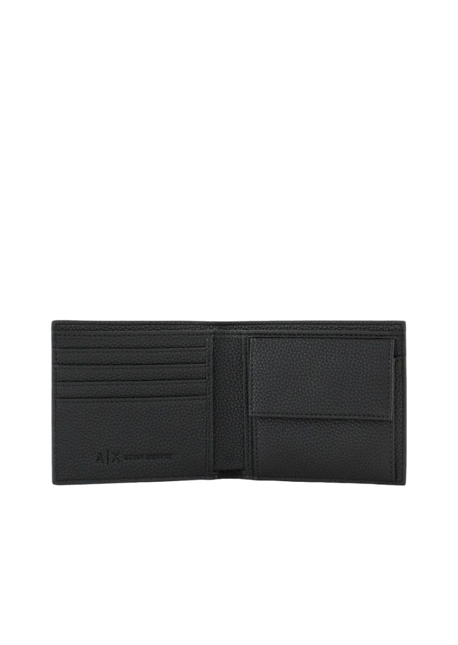 ARMANI EXCHANGE  Portafoglio Nero in Poliestere da Uomo Armani Exchange Soddisfazione Garantita