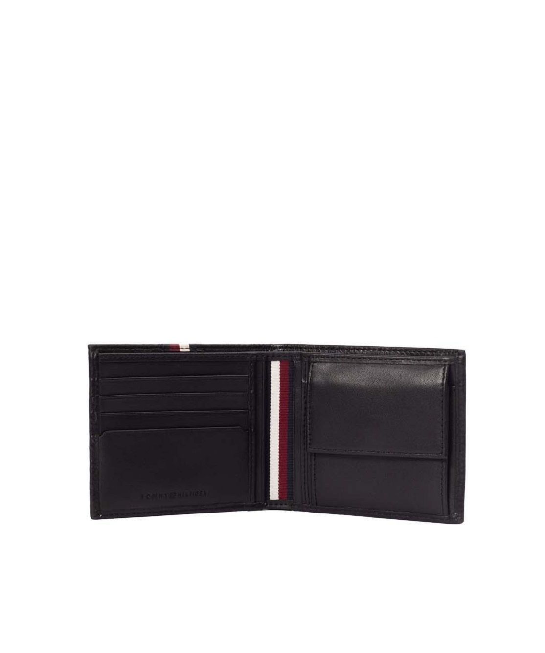 TOMMY HILFIGER  Portafoglio Uomo Pelle Nera Tommy Hilfiger Promozione Limitata