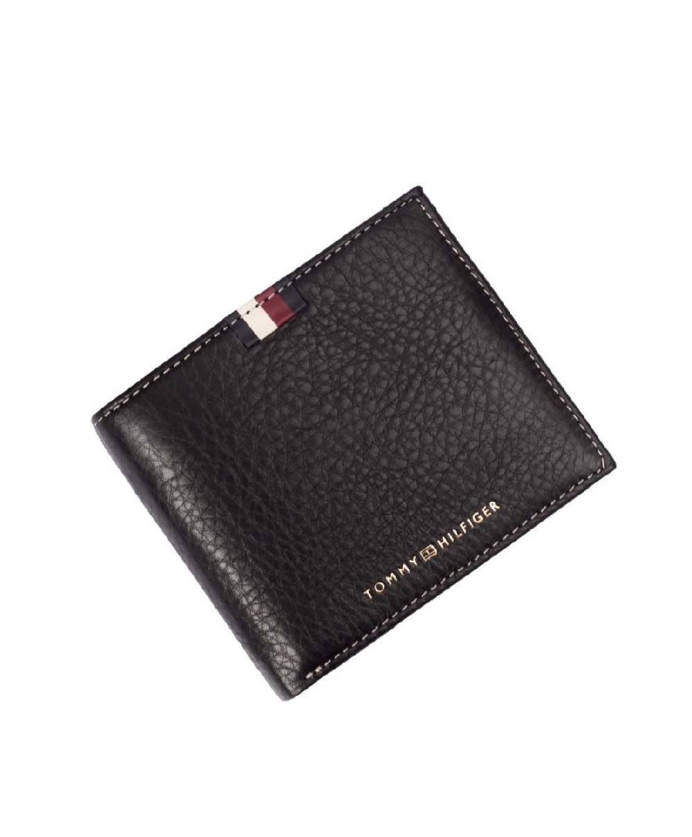 TOMMY HILFIGER  Portafoglio Uomo Pelle Nera Tommy Hilfiger Promozione Limitata