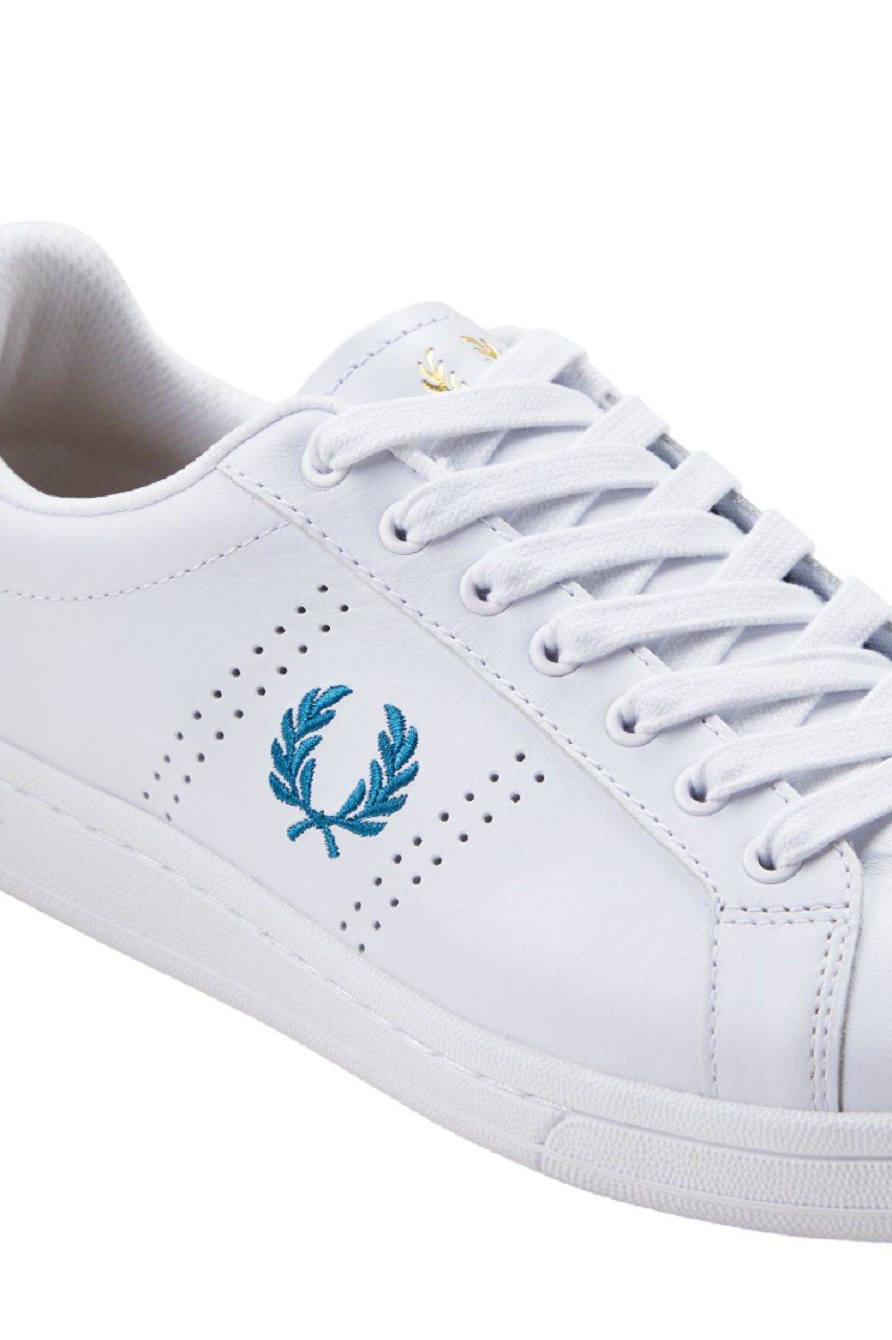 FRED PERRY  Sneakers Bianche in Pelle Fred Perry B721 Negozio