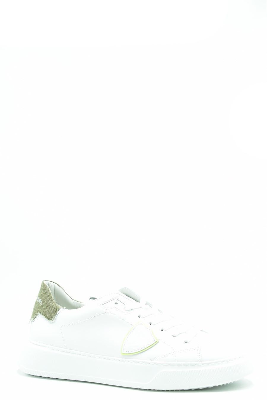 PHILIPPE MODEL Sneakers in Pelle Bianca Uomo Philippe Model BTLUVCD2