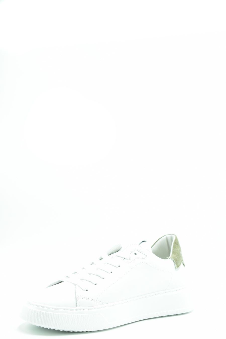 PHILIPPE MODEL  Sneakers in Pelle Bianca Uomo Philippe Model BTLUVCD2 Moda