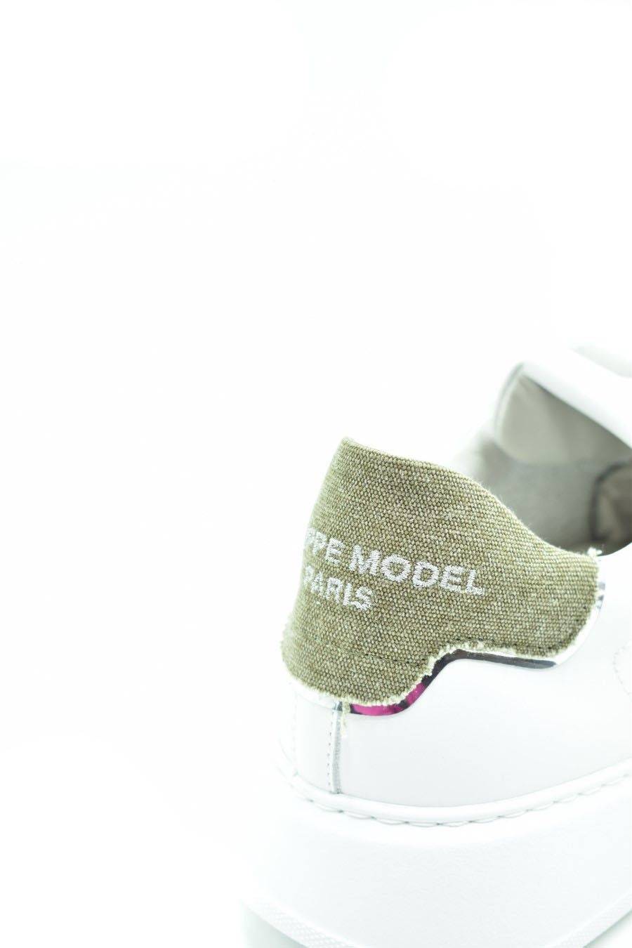 PHILIPPE MODEL  Sneakers in Pelle Bianca Uomo Philippe Model BTLUVCD2 Moda
