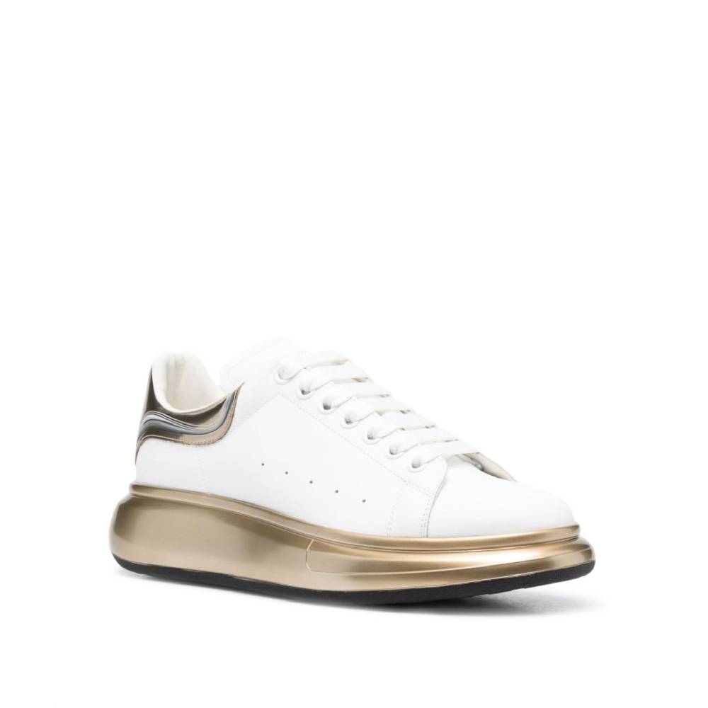ALEXANDER MCQUEEN  Sneakers di Pelle Bianca Alexander McQueen Uomo Nuovi prodotti