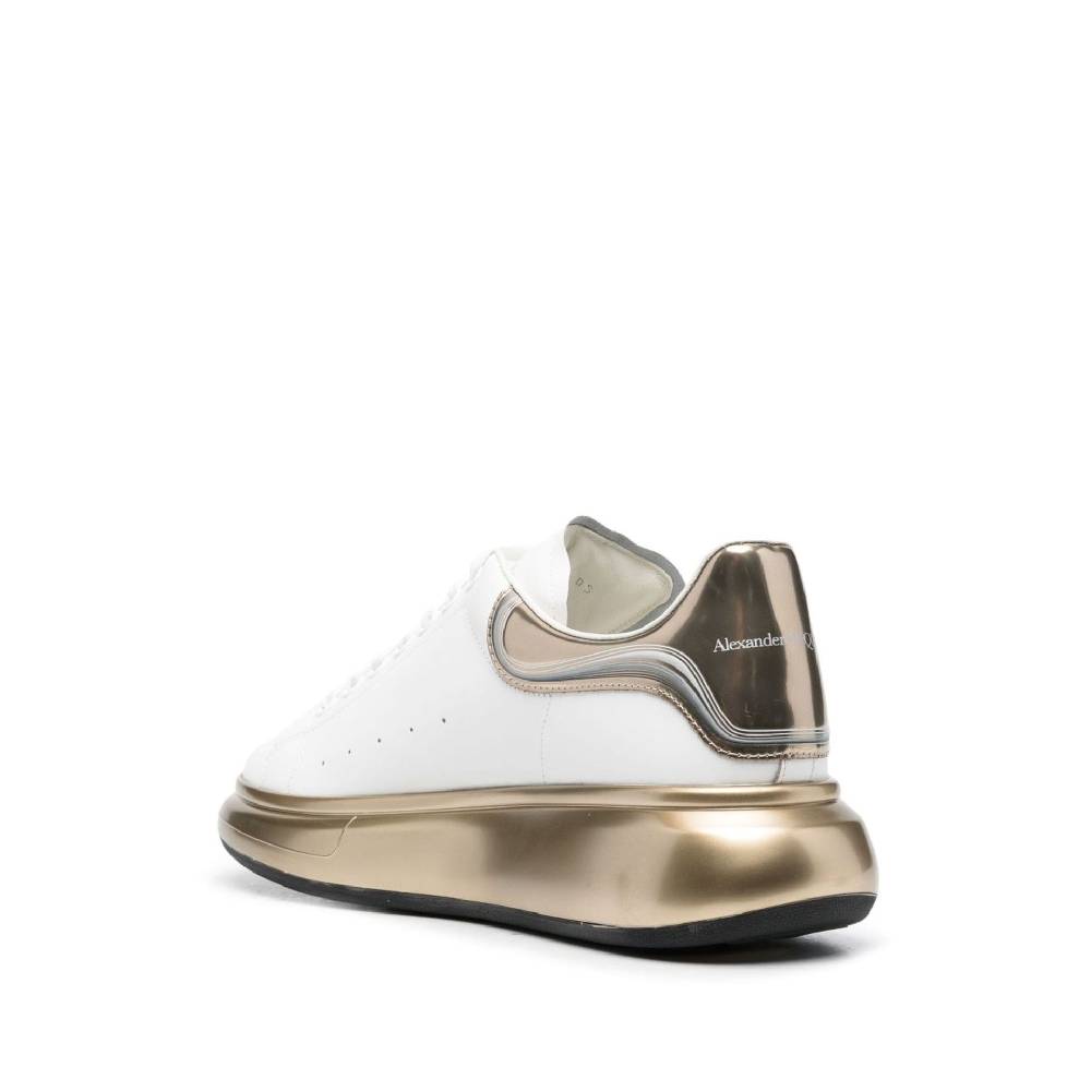 ALEXANDER MCQUEEN  Sneakers di Pelle Bianca Alexander McQueen Uomo Nuovi prodotti
