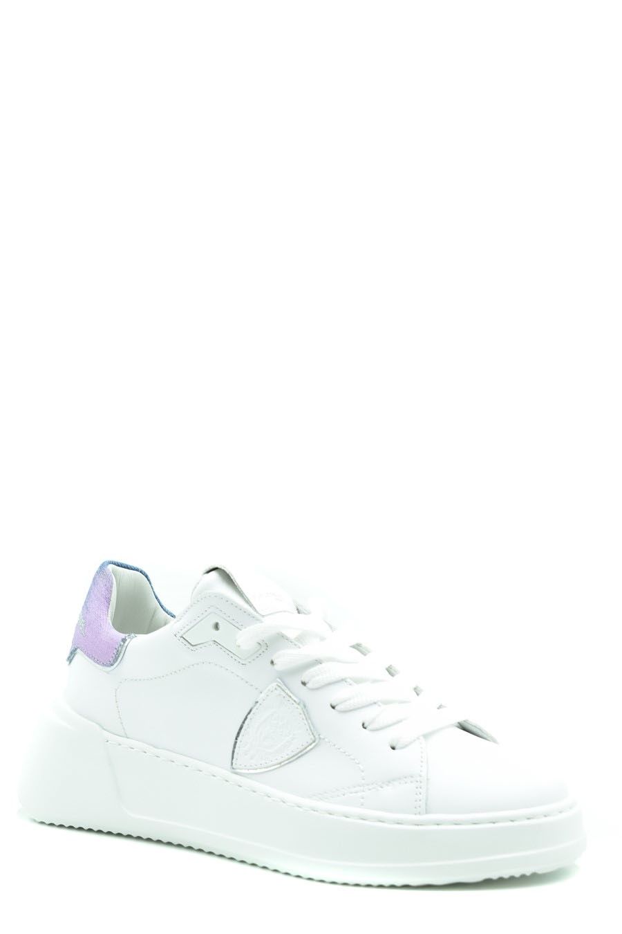 PHILIPPE MODEL  Sneakers Philippe Model da Donna in Pelle Bianca Spedizione Gratuita