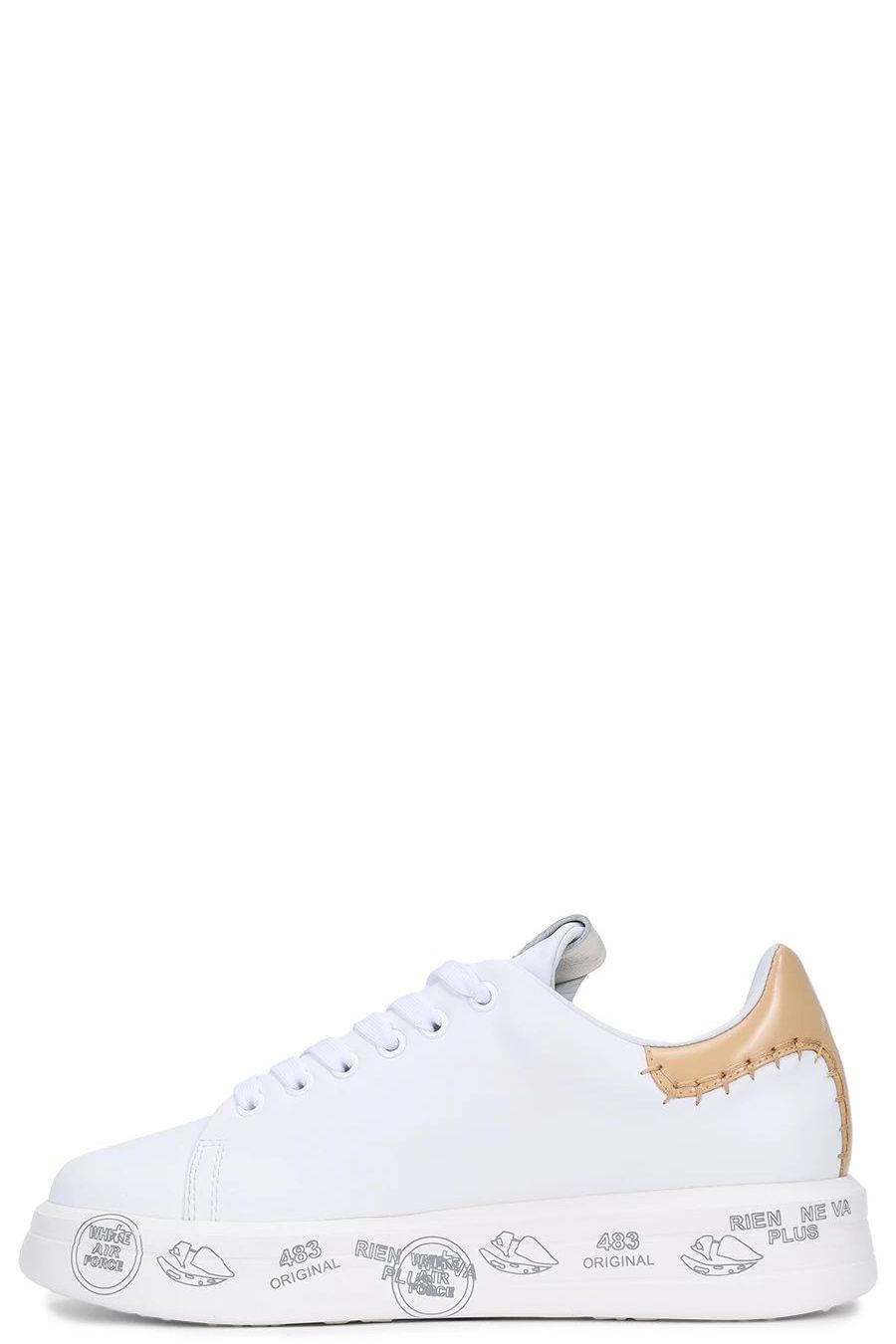 PREMIATA  Sneakers di Pelle Multicolore Premiata BELLEVAR6711 per Donne Comprane uno, ottenene uno gratis