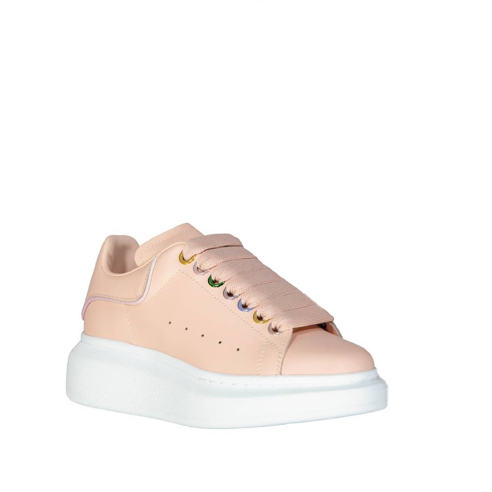 ALEXANDER MCQUEEN  Sneakers Oversize in Pelle Rosa Alexander McQueen Consegna Veloce