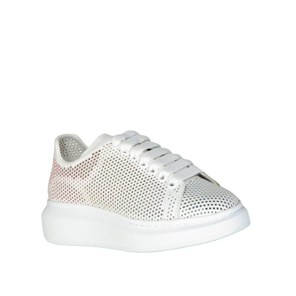 ALEXANDER MCQUEEN  Sneakers Oversize in Pelle Bianca Alexander McQueen Affare Del Giorno