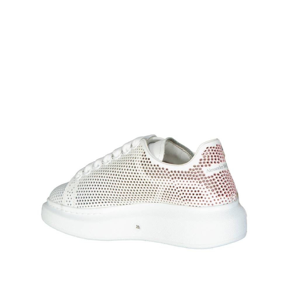 ALEXANDER MCQUEEN  Sneakers Oversize in Pelle Bianca Alexander McQueen Affare Del Giorno