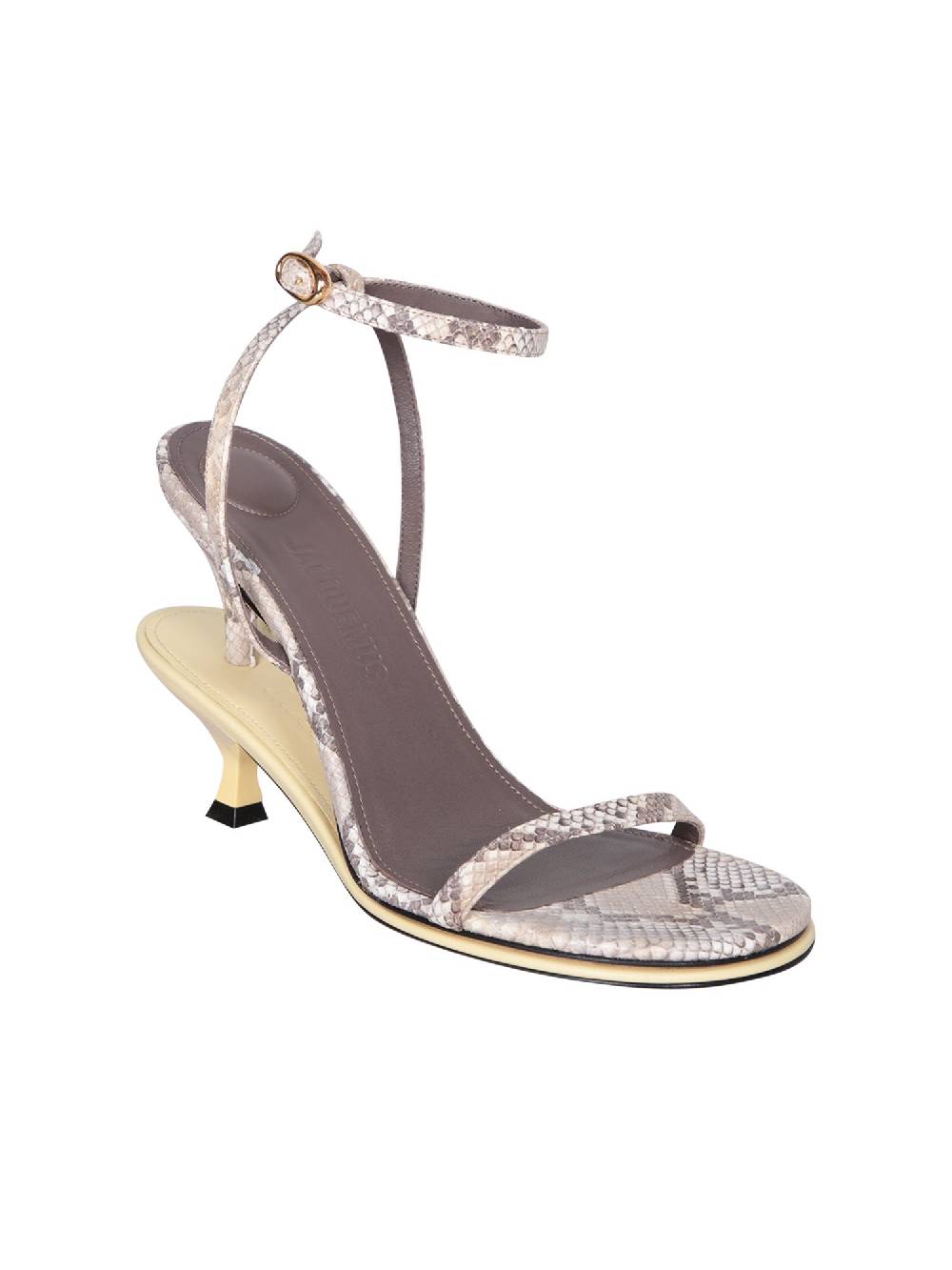 JACQUEMUS  Sandali Gialli in Pelle JACQUEMUS - Moda Donna Prezzo Ridotto