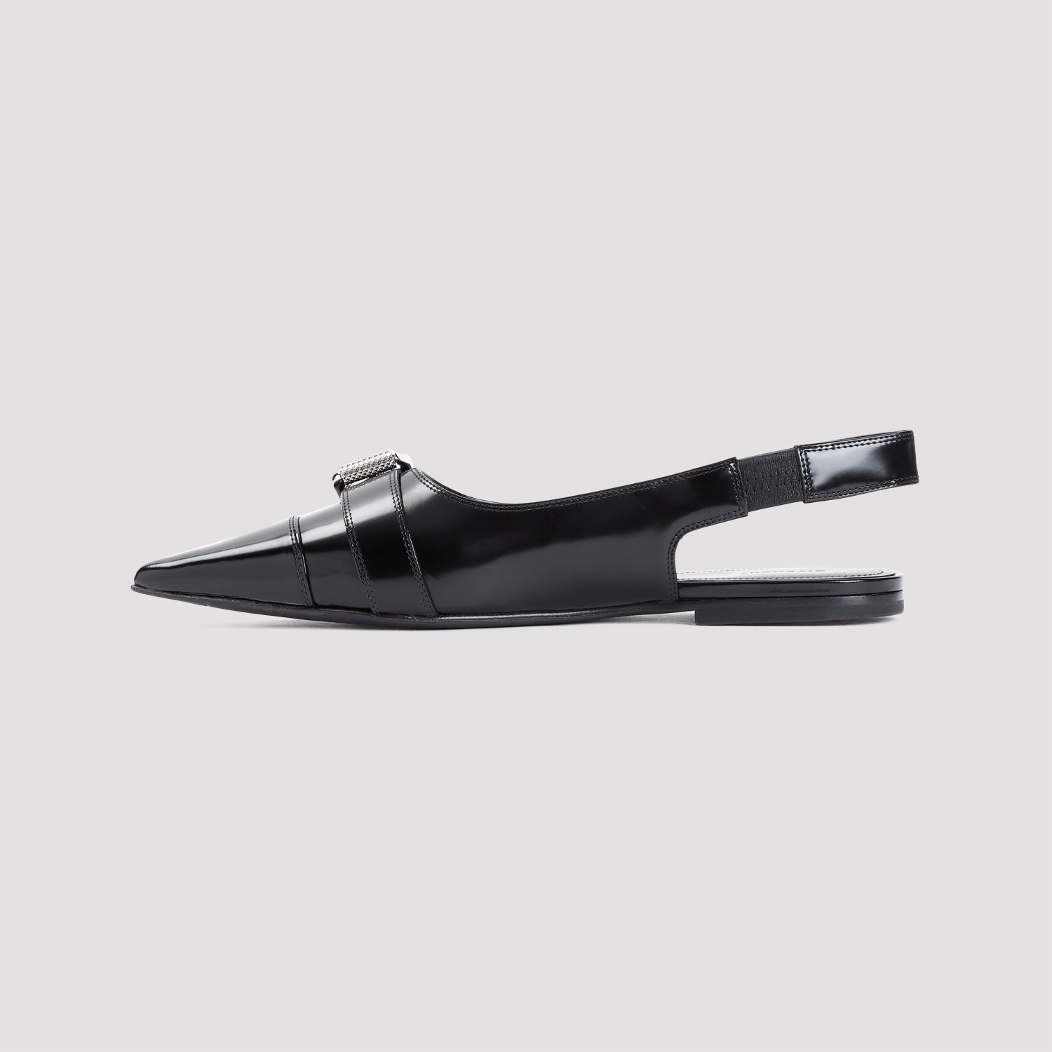 GIVENCHY  Ballerine Givenchy in Pelle di Vitello Nera Sottocosto
