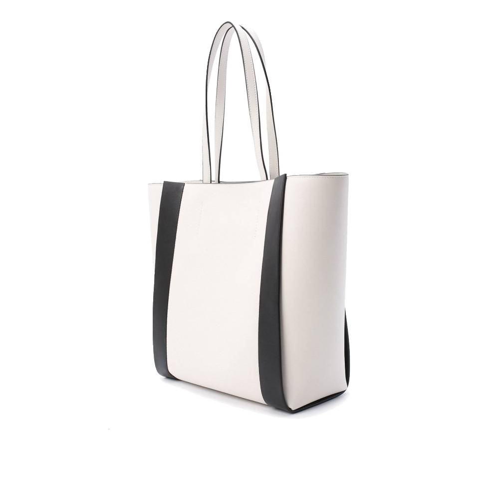 ALEXANDER MCQUEEN  Shopper Tote in Pelle di Vitello Bianca Alexander McQueen Sconto