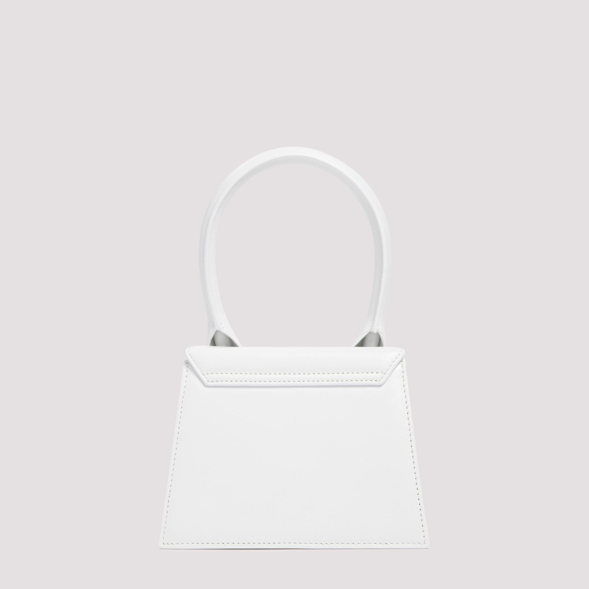 JACQUEMUS  Borsa a Spalla Bianca in Pelle Le Chiquito Media di Jacquemus Economico