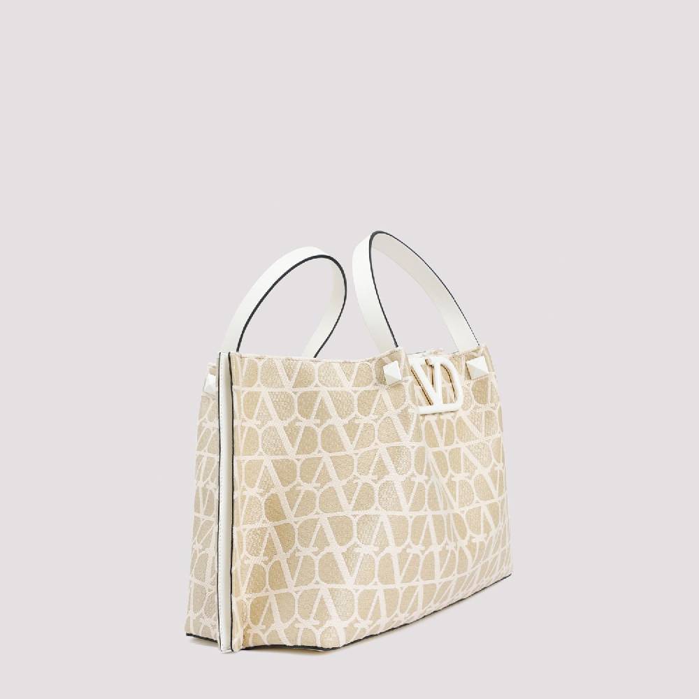 VALENTINO GARAVANI  Tote Medium VLogo Firma Valentino Garavani Color Nudo Outlet