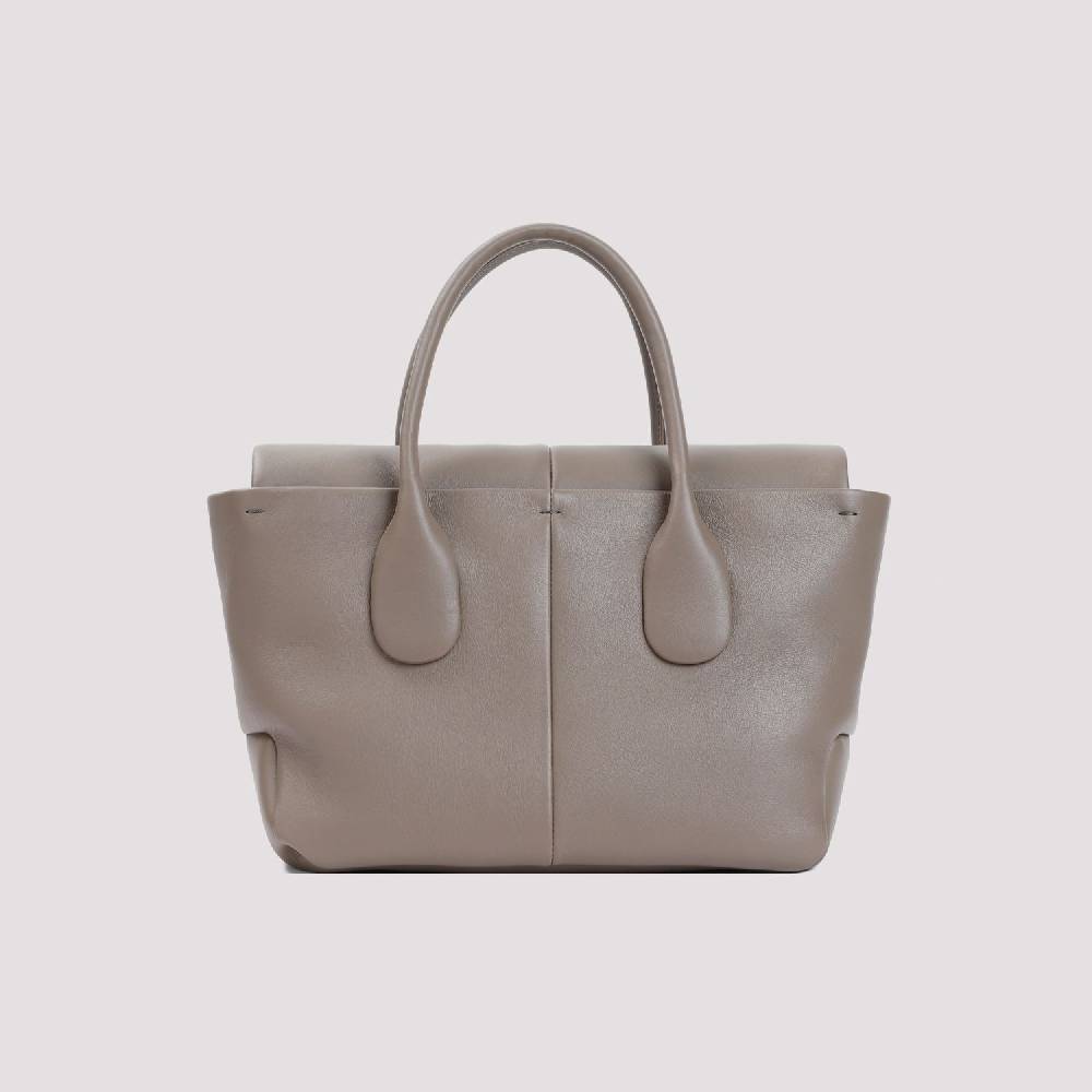 TOD'S  Borsa TOD'S in Pelle di Vitello Grigia 36x22x16cm Saldi