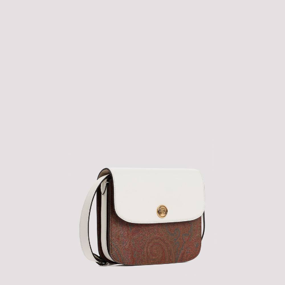 ETRO  Borsa Tracolla ETRO Paisley in Pelle Bianca Offerte