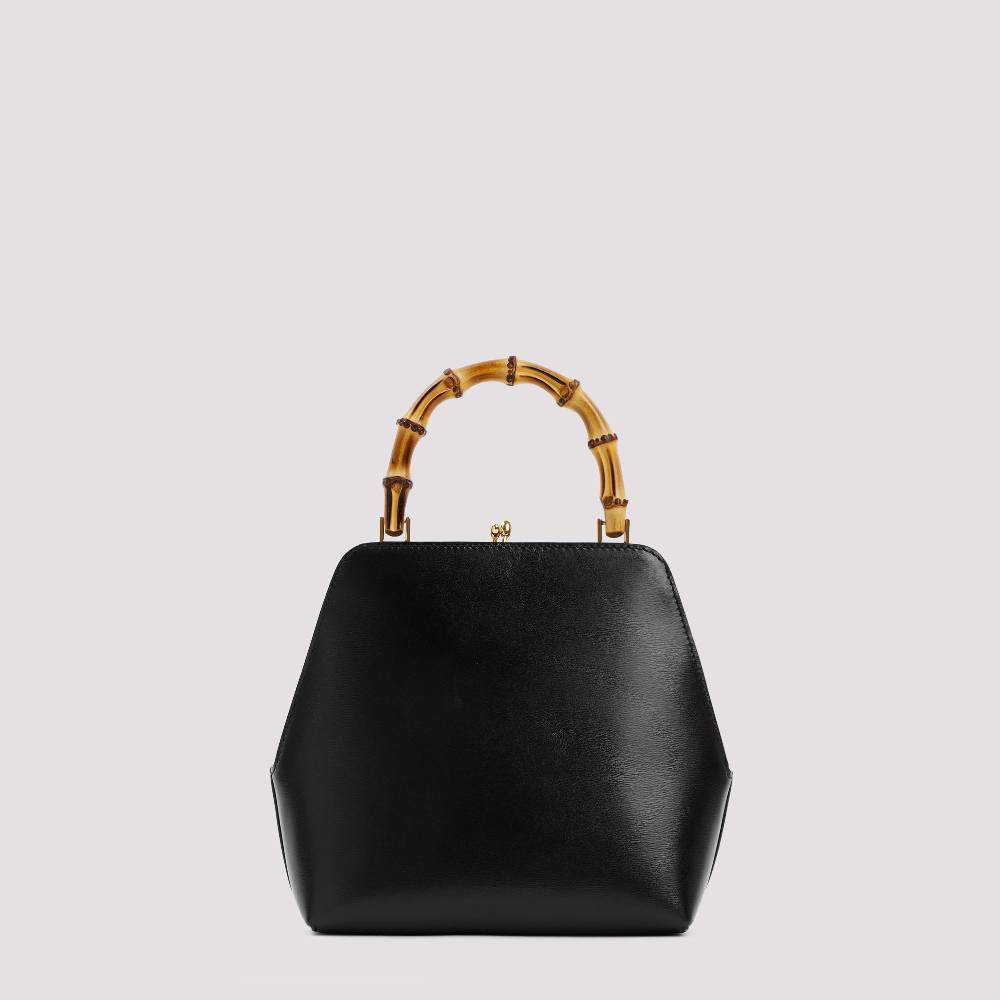 JIL SANDER  Borsa a Spalla Piccola Jil Sander Goji Nera in Pelle Vendita Calda