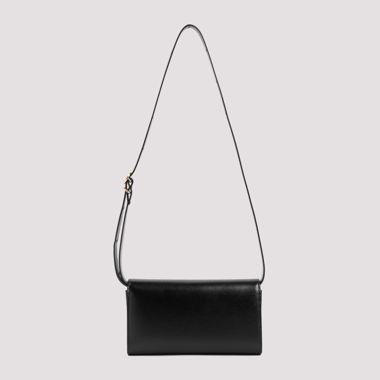 JIL SANDER  Borsa da Donna Jil Sander in Pelle di Vitello Nera con Fibbia Vendita Economica