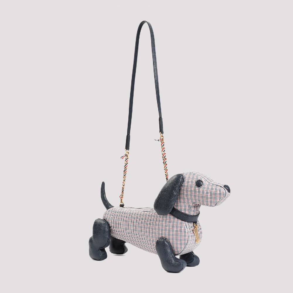 THOM BROWNE  Borsa a Mano Hector in Pelle Multicolore di Thom Browne Vendite Flash