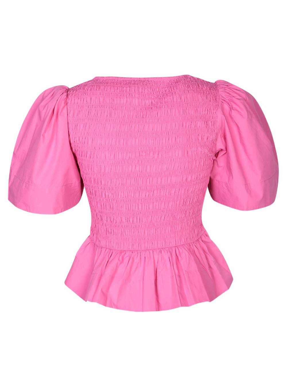 GANNI  T-Shirt da Donna Rosa in Cotone GANNI 2025