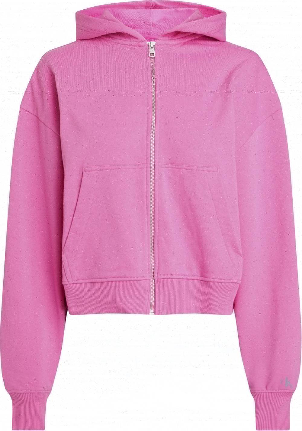 CALVIN KLEIN Felpa con Cappuccio in Cotone Fucsia Calvin Klein - Abbigliamento Donna
