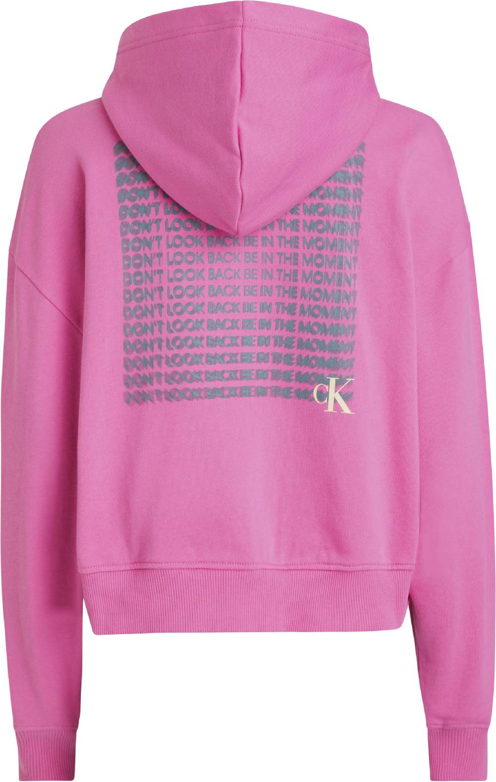 CALVIN KLEIN  Felpa con Cappuccio in Cotone Fucsia Calvin Klein - Abbigliamento Donna Consegna Veloce