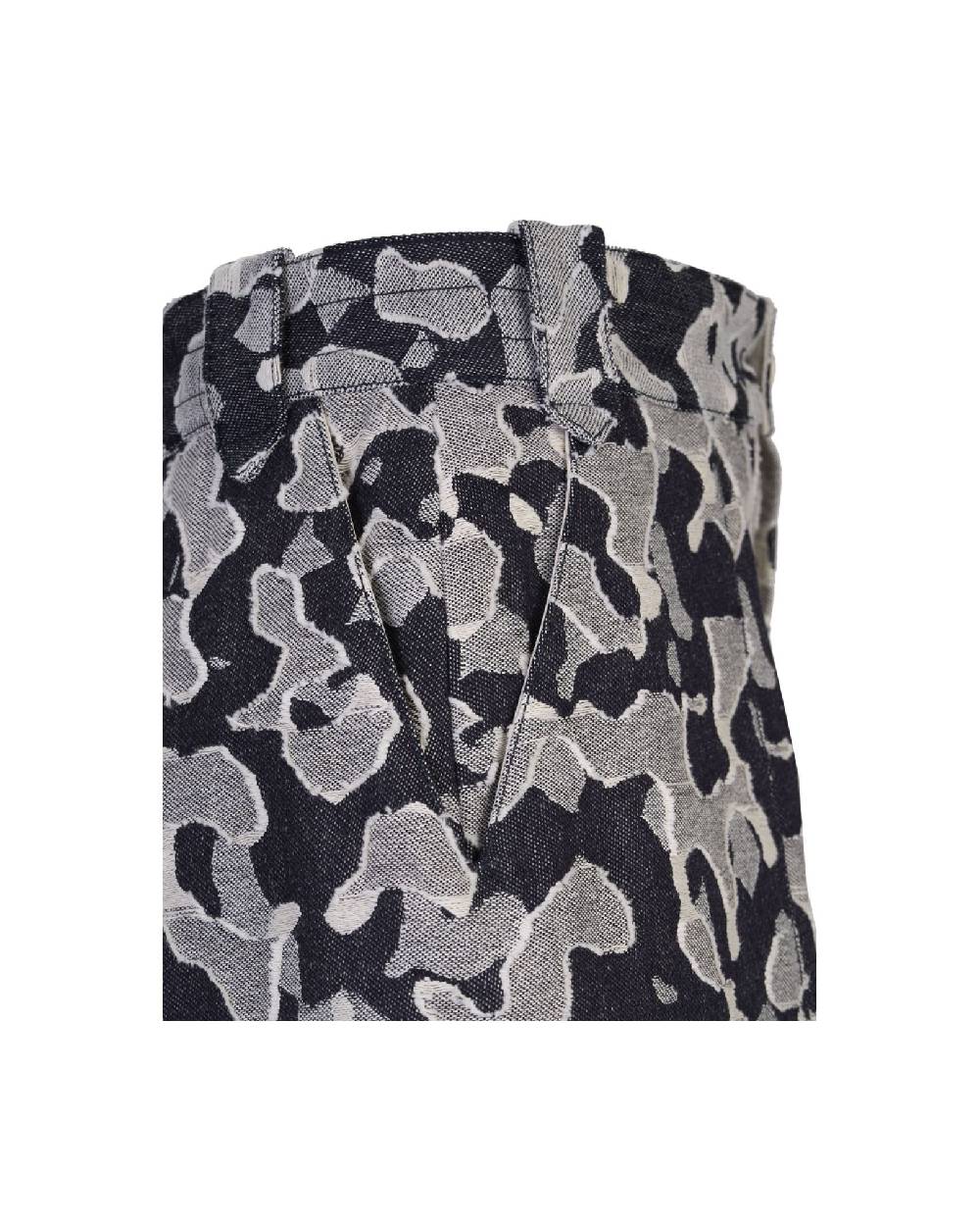 TAKATURNA  Pantaloncini Denim Cinetici Unisex TAKATURNA - Nero Mezzanotte & Grigio Grandi sconti