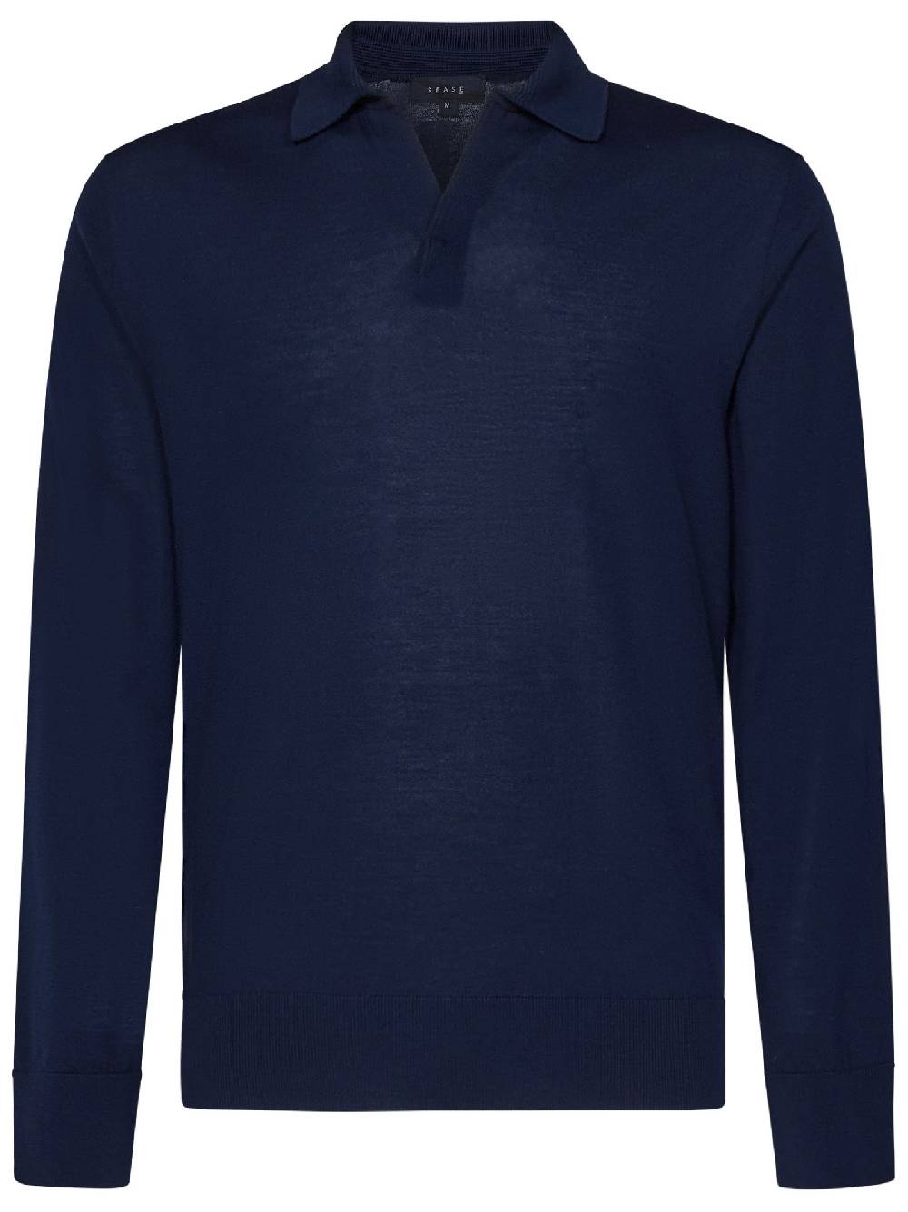 SEASE  Polo Uomo SEASE in Lana Vergine Blu Navy I Più Venduti