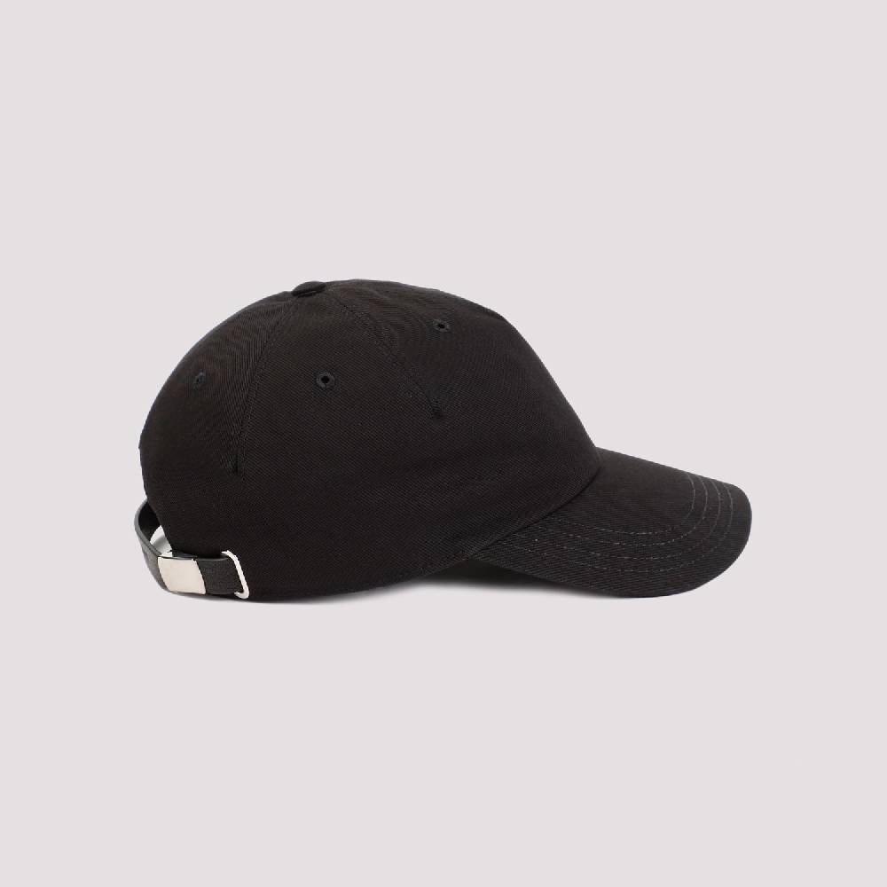 ALEXANDER MCQUEEN  Cappellino in Cotone con Logo Ricamato Alexander McQueen - Nero Rilascio limitato