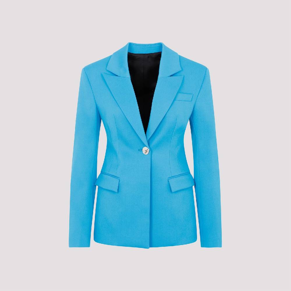 ATTICO  Blazer Blu Capri in Misto Lana da Donna Attico 2025