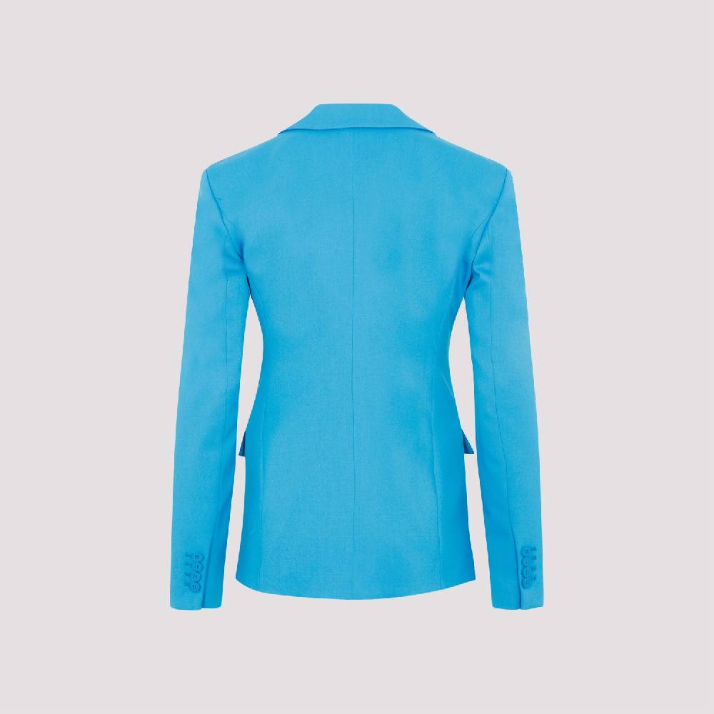 ATTICO  Blazer Blu Capri in Misto Lana da Donna Attico 2025