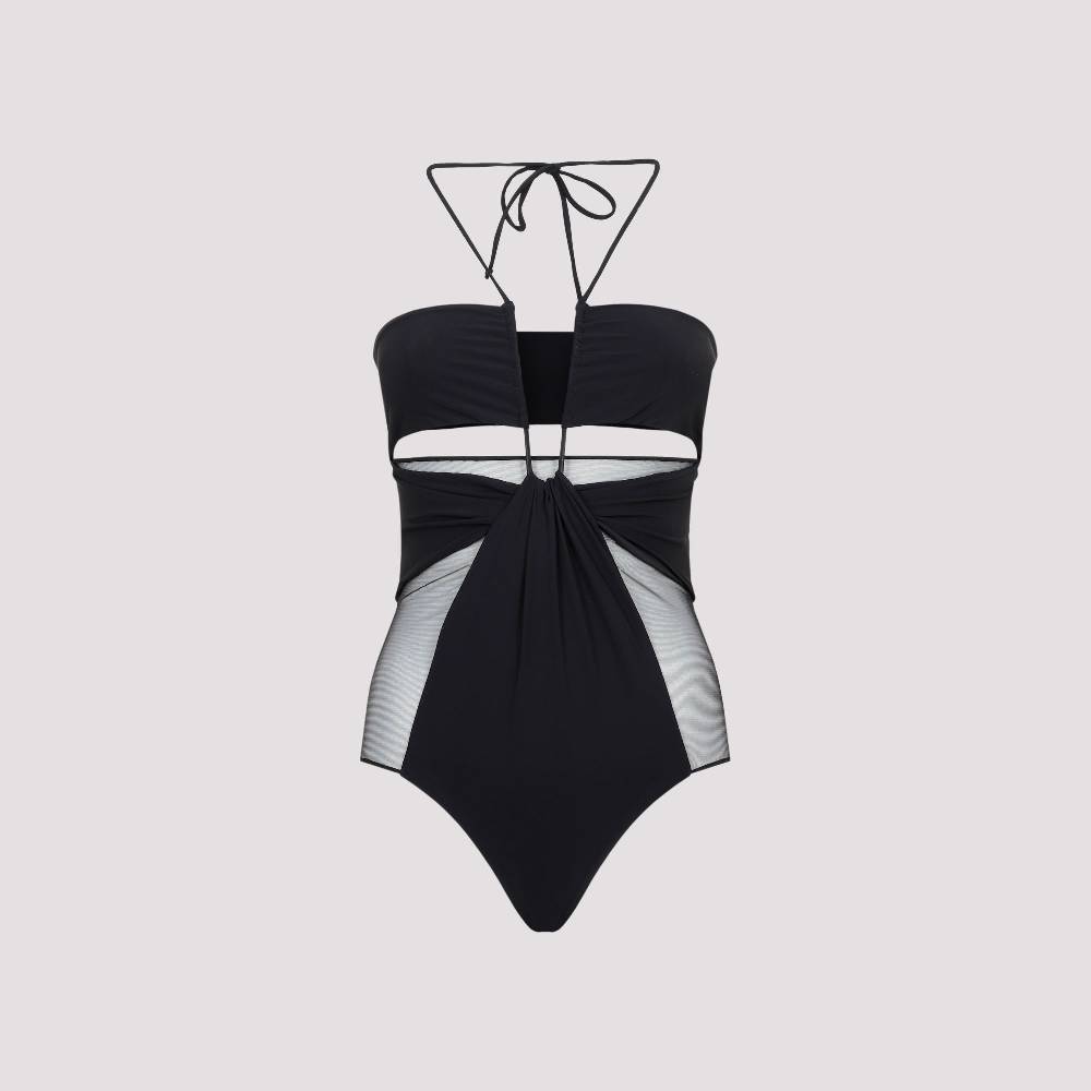 NENSI DOJAKA  Costume Intero Nero con Tagli Nensi Dojaka Fino al 60% di sconto