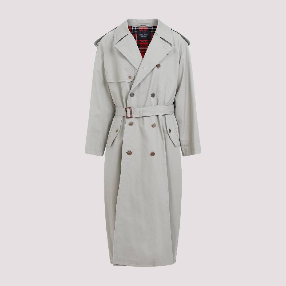 BALENCIAGA  Cappotto Cotone Beige Militare Balenciaga Donna Only for today