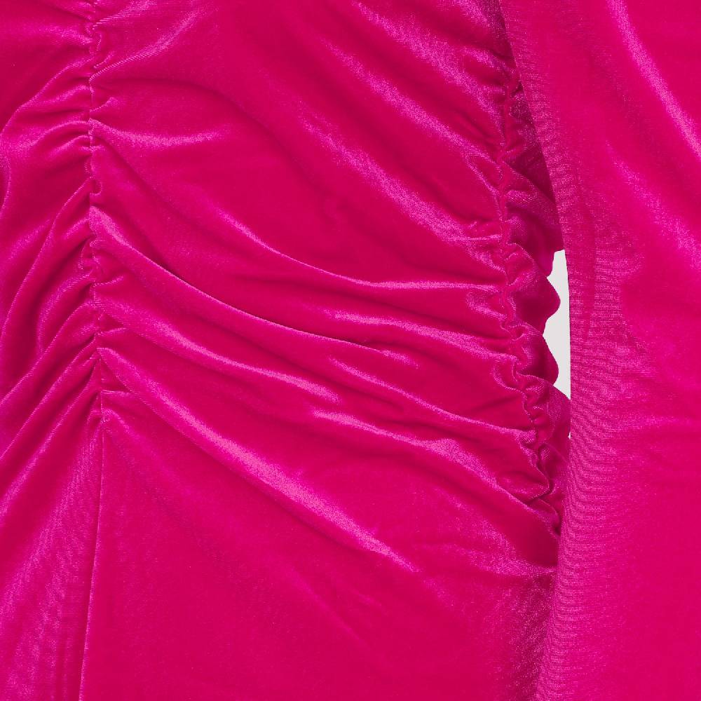 GANNI  Abito Mini in Velluto GANNI Love Potion - Rosa & Viola 50% di sconto con spedizione gratuita