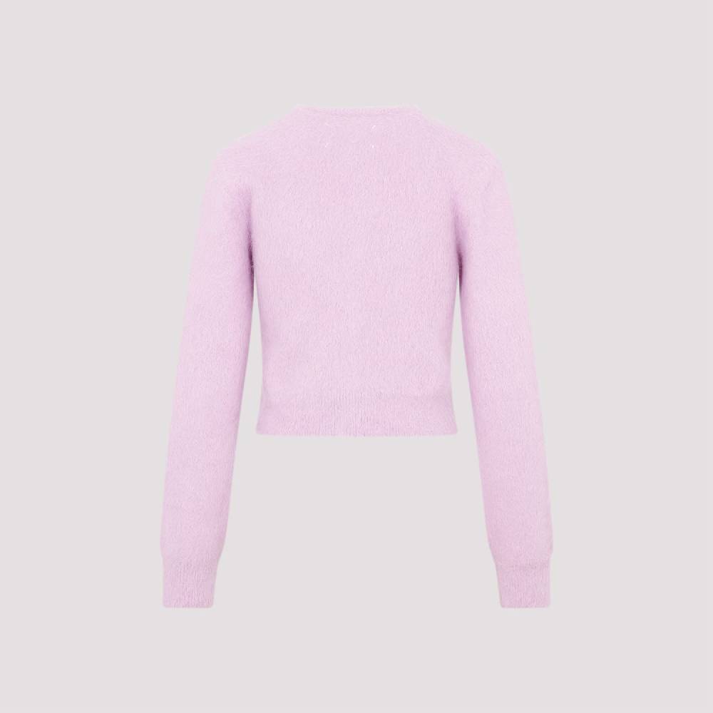 MAISON MARGIELA  Cardigan in Angora Rosa e Viola MAISON MARGIELA In vendita